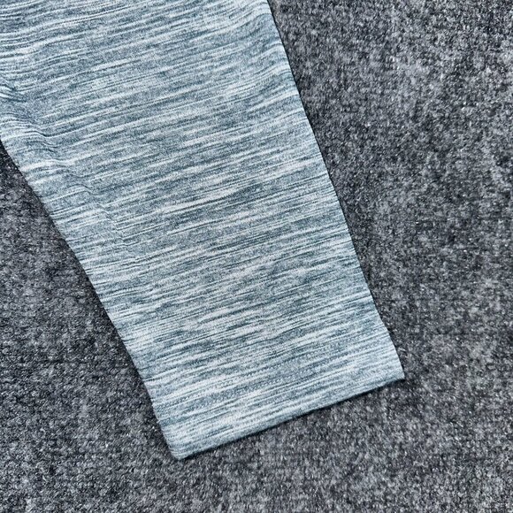 Columbia Top Womens Medium Turtleneck Sweatshirt Gray Heathered Split Hem Pullov - Picture 2 of 8